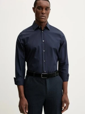 Paul Smith koszula bawełniana męska kolor granatowy regular z kołnierzykiem klasycznym M1R-800P2-L00050