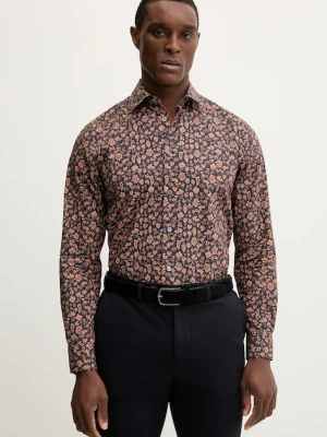 Paul Smith koszula bawełniana męska kolor granatowy slim z kołnierzykiem klasycznym M1R-800P-P02609