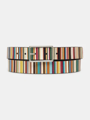 Paul Smith pasek skórzany dwustronny męski kolor multicolor M1A-8172-DC2FMU