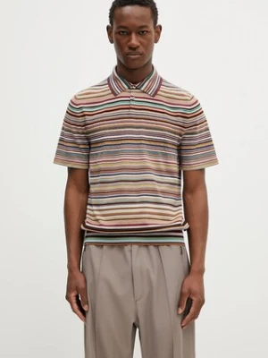 Paul Smith polo bawełniane męski kolor multicolor wzorzysty M1R-270Y-P02682