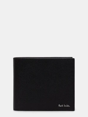 Paul Smith portfel skórzany 0 męski kolor czarny M1A-4832-TGLECO