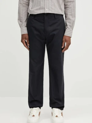 Paul Smith spodnie bawełniane męskie kolor granatowy proste M1R-055Z-P02630