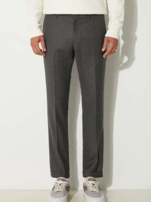 Paul Smith spodnie wełniane kolor szary w fasonie chinos M1R-150M-G00109