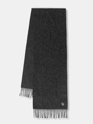 Paul Smith szalik wełniany męski kolor szary gładki M1A-150K-PZEBRA