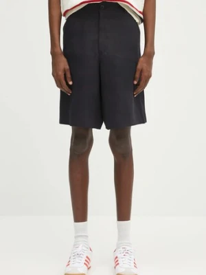 Paul Smith szorty lniane męskie kolor granatowy M1R-437Z-P01427