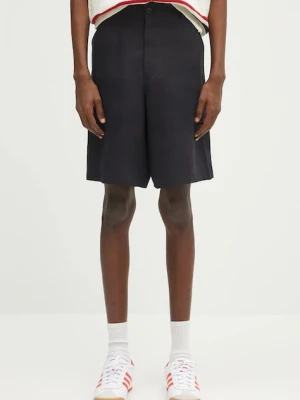 Paul Smith szorty lniane męskie kolor granatowy M1R-437Z-P01427