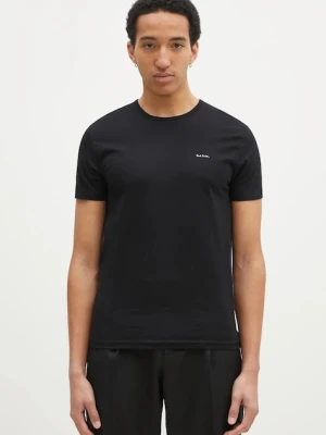 Paul Smith t-shirt bawełniany 3-pack męskie kolor czarny melanżowy M1A-389-M3PK