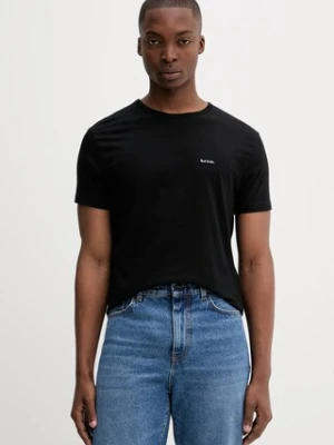 Paul Smith t-shirt bawełniany 3-pack męskie kolor czarny melanżowy M1A-389-M3PK