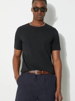 Paul Smith t-shirt bawełniany męski kolor czarny gładki M1R-697PS-H00084