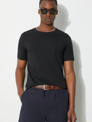 Paul Smith t-shirt bawełniany męski kolor czarny gładki M1R-697PS-H00084