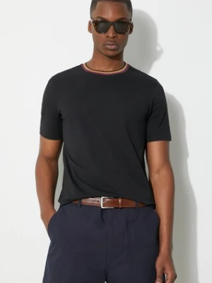 Paul Smith t-shirt bawełniany męski kolor czarny gładki M1R-697PS-H00084