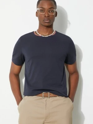 Paul Smith t-shirt bawełniany męski kolor granatowy gładki M1R-697PS-H00084