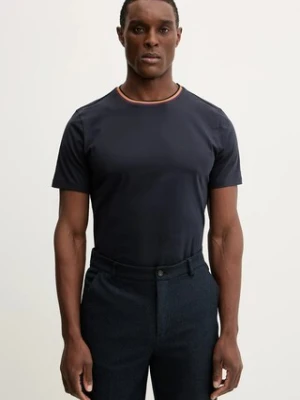 Paul Smith t-shirt bawełniany męski kolor granatowy gładki M1R-697PS-H00084