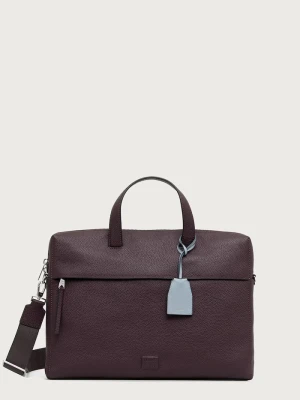 Paul Smith torba na laptopa męska skórzana bordowy