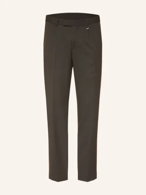 Paul Spodnie Garniturowe O Kroju Slim Fit braun 880 DARK BROWN