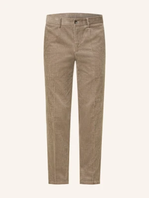 Paul Spodnie Garniturowe Slim Fit Ze Sztruksu gruen