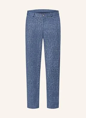 Paul Spodnie Garniturowe Z Dżerseju Slim Fit blau