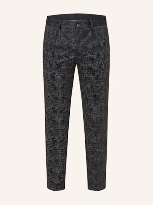 Paul Spodnie Garniturowe Z Dżerseju Slim Fit blau