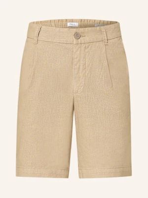 Paul Szorty Comfort Fit Z Lnem beige