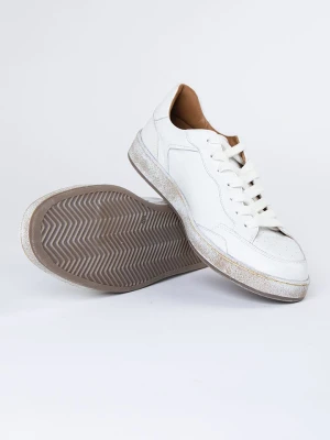 PAUL VESTERBRO Skórzane sneakersy w kolorze białym rozmiar: 43