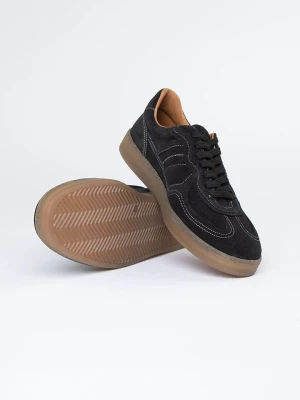 PAUL VESTERBRO Skórzane sneakersy w kolorze czarnym rozmiar: 43