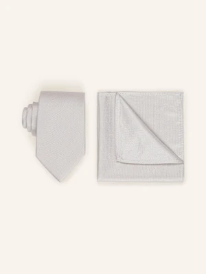 Paul Zestaw: Krawat I Poszetka beige