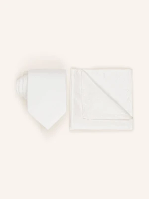 Paul Zestaw: Krawat I Poszetka weiss
