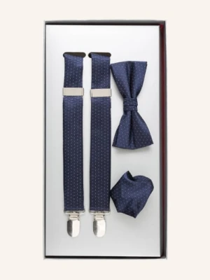 Paul Zestaw: Szelki, Mucha I Poszetka blau