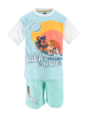 Paw Patrol 2-częściowy zestaw "Psi Patrol" w kolorze niebiesko-morskim rozmiar: 116
