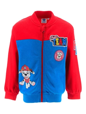 Paw Patrol Bluza "Psi Patrol" w kolorze niebiesko-czerwonym rozmiar: 104