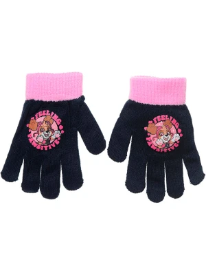 Paw Patrol Rękawiczki "Psi Patrol" w kolorze granatowo-jasnoróżowym rozmiar: onesize