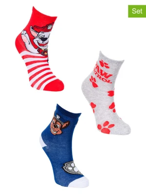 Paw Patrol Skarpety (3 pary) "Psi Patrol" ze wzorem rozmiar: 27-30