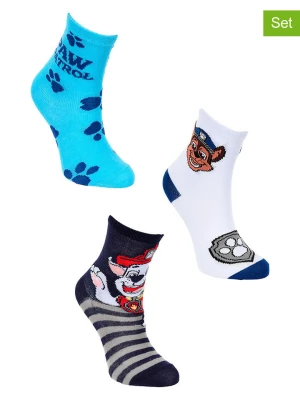Paw Patrol Skarpety (3 pary) "Psi Patrol" ze wzorem rozmiar: 31-34