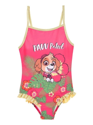Paw Patrol Strój kąpielowy "Psi Patrol" w kolorze różowym ze wzorem rozmiar: 116
