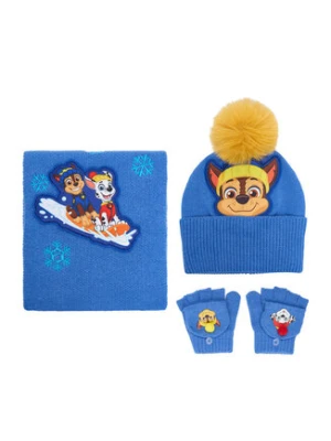 Paw Patrol Zestaw czapka, szalik i rękawiczki CEO-ACCCS-AW25-328PAW Niebieski