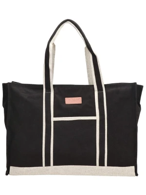PE FLORENCE Torba plażowa "Leisure" w kolorze czarnym - 48 x 34 x 16 cm rozmiar: onesize