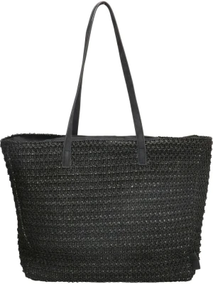 PE FLORENCE Torba plażowa w kolorze czarnym - 36 x 45 x 12 cm rozmiar: onesize
