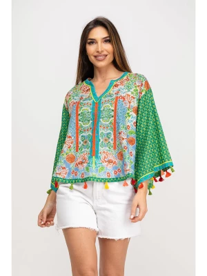 Peace & Love Bluzka w kolorze zielonym rozmiar: XL