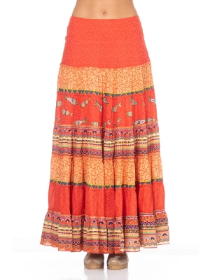 Peace & Love Spódnica w kolorze pomarańczowym rozmiar: L