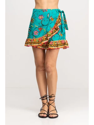 Peace & Love Spódnica w kolorze turkusowym rozmiar: M