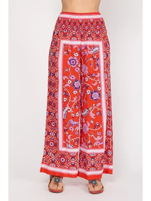 Peace & Love Spodnie w kolorze czerwonym rozmiar: XL