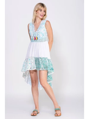 Peace & Love Sukienka w kolorze biało-błękitnym rozmiar: S