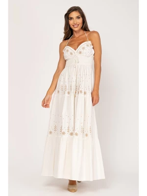 Peace & Love Sukienka w kolorze białym rozmiar: S