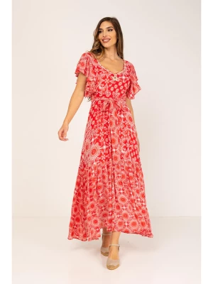 Peace & Love Sukienka w kolorze czerwonym rozmiar: S