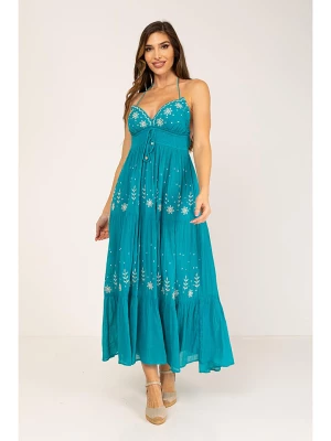 Peace & Love Sukienka w kolorze niebieskim rozmiar: M
