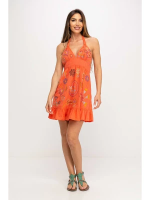 Peace & Love Sukienka w kolorze pomarańczowym rozmiar: M