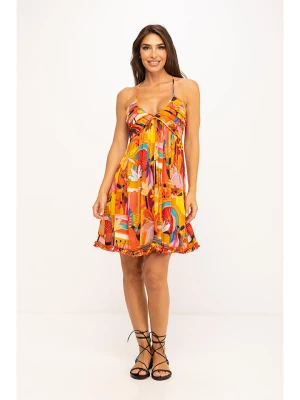 Peace & Love Sukienka w kolorze pomarańczowym rozmiar: L