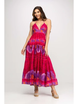 Peace & Love Sukienka w kolorze różowym rozmiar: S