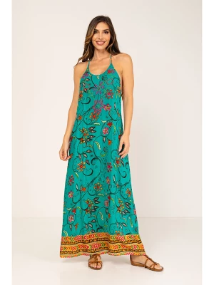 Peace & Love Sukienka w kolorze turkusowym rozmiar: S