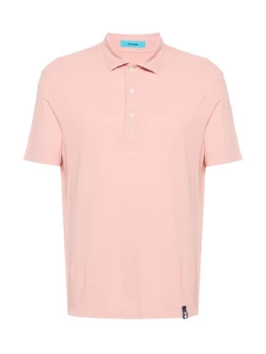 Peach Pink Polo Shirt Drumohr